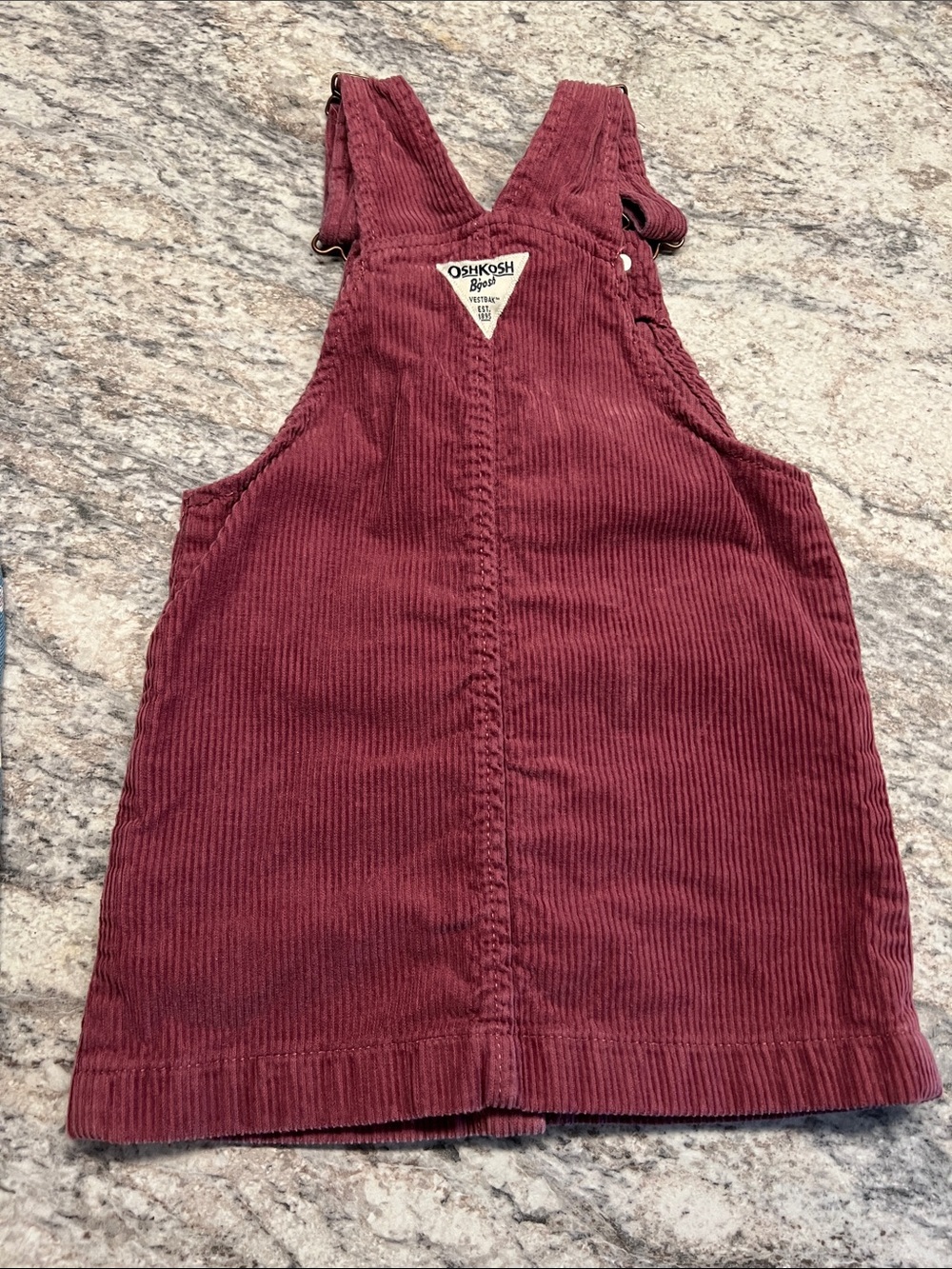 Oshkosh B’gosh Dress Overall Bundle - Set of 2 Preloved EUC - Picture 4 of 7